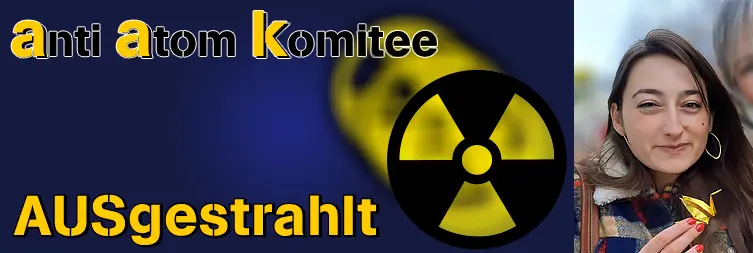 Logo der Sendung "AUSgestrahlt" mit einem Foto der Mitwirkenden Medeea Boboc