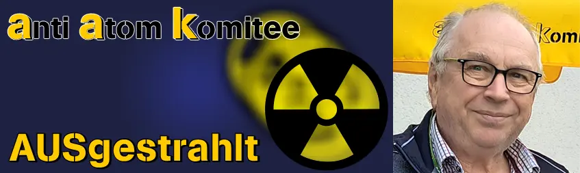 Logo der Sendung "AUSgestrahlt" mit einem Foto des Mitwirkenden Wolfgang Löser